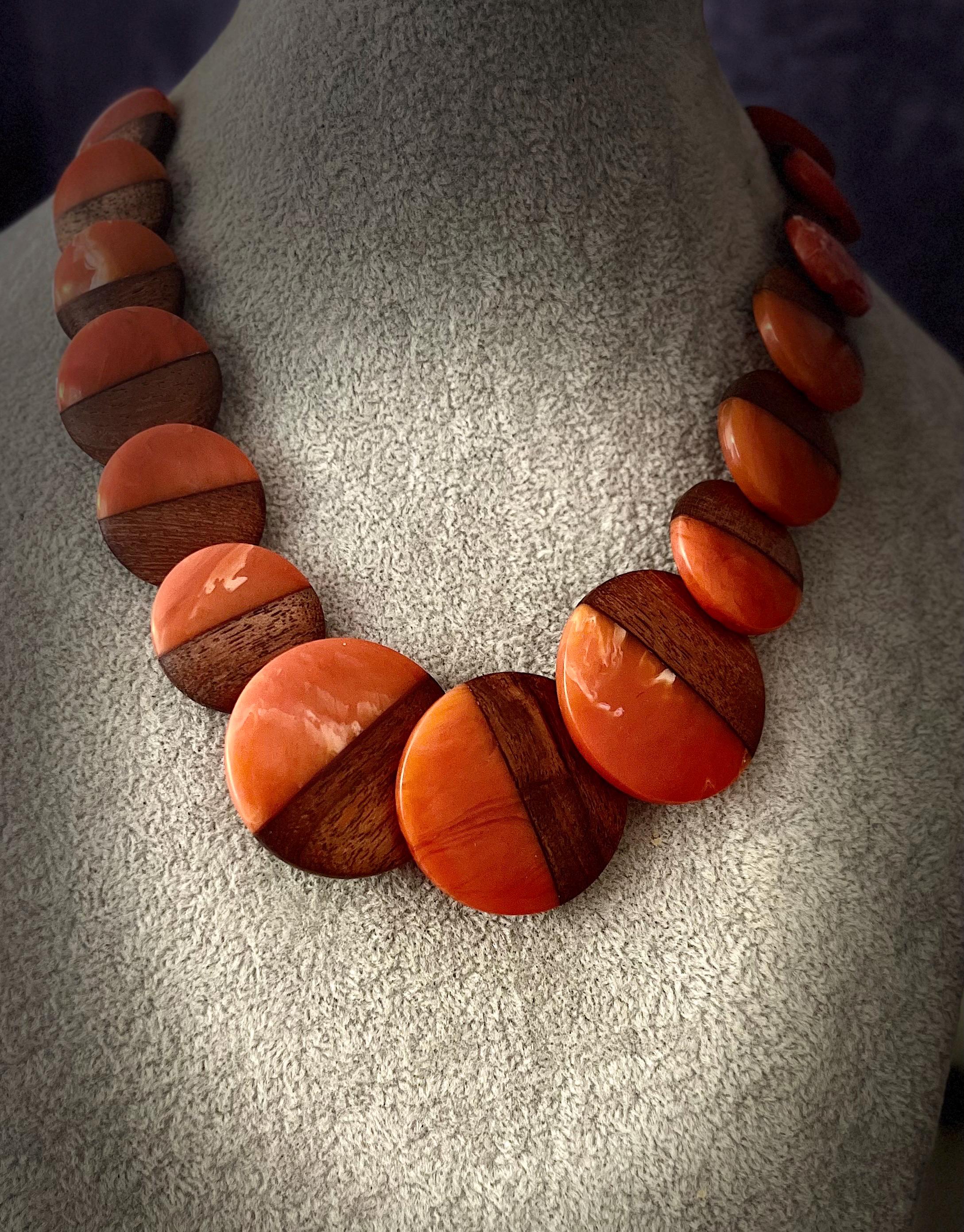 Collana Bohémien Vintage Con Perline In Ceramica Colorate - Stile Hippie Estivo, Lunghezza 50 Cm, Regalo Per Donna - 3