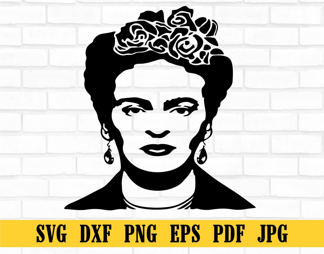 Frida Svg Frida Kahlo Svg Kahlo Clip Art Frida Clip Art Etsy Australia