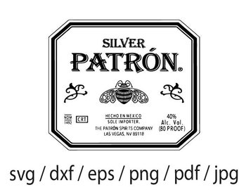 Silver Patron SVG Soy El Patron SVG Hecho Un Cabron SVG - Etsy