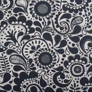 Ткань Retro Mod Scandinavian Modern, цветочная ткань Ikea Eva Lundgren 2011, 1,8 ярда на 59 дюймов