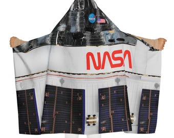 子供用フード付きタオル NASA オリオン カプセル デザイン