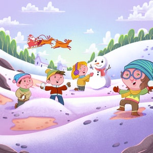 Whimsical Children's Book Illustration: Original Artwork for Kids' Rooms, Baby Showers, and Birthdays