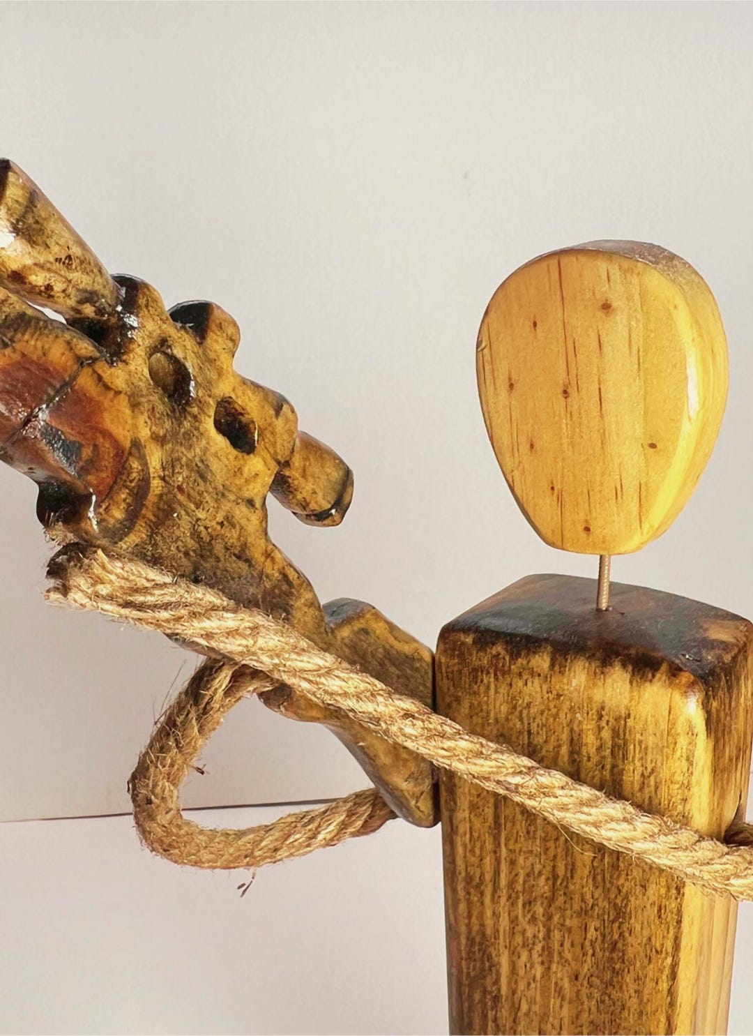 Hunter With Rifle Hand Made Faceless Wood Figurine - Etsy