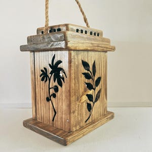 Rustic style Botanical Lantern