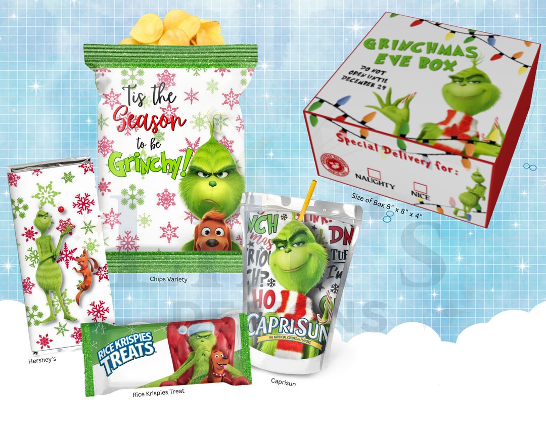 Grinch Christmas Eve Box Christmas Eve Box Grinchmas Christmas Treat
