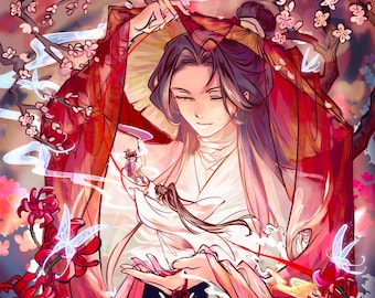 Heaven Official's Blessing (TGCF) Art Print Poster (Xie Lian and Hua Cheng)