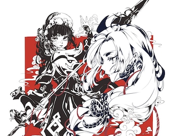 Genshin Impact Shenhe Yunjin - Damsel of Devastation Poster Print