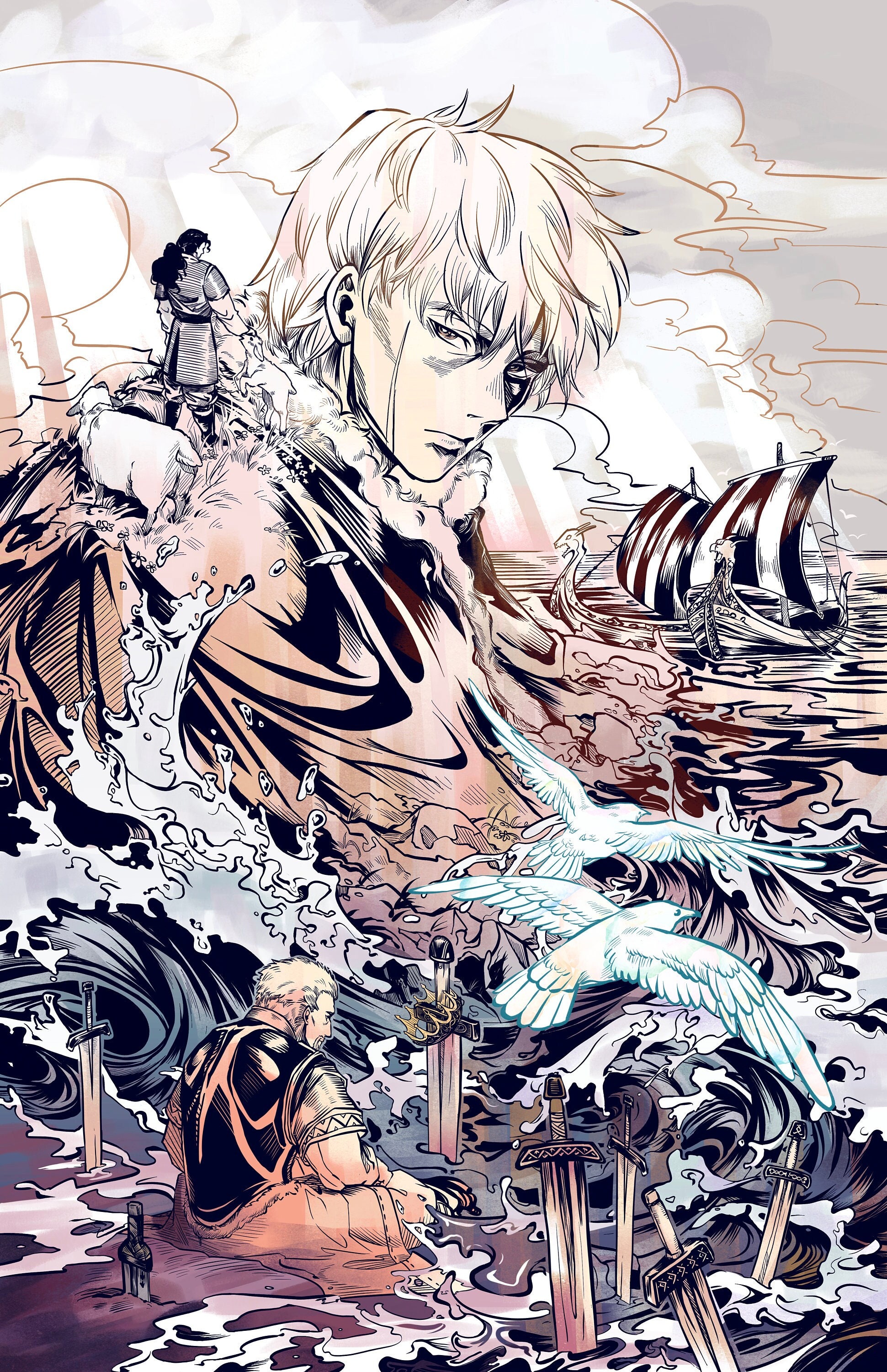 ヴィンランド・サガ トルフィン ポスター アート プリント - Etsy 日本