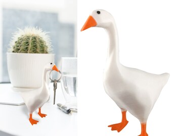 Goose Key Holder Magnetic, Holding Key Untitled Goose, Untitled Goose Magnetic Key Holder 3D Printed, Untitled Goose Game