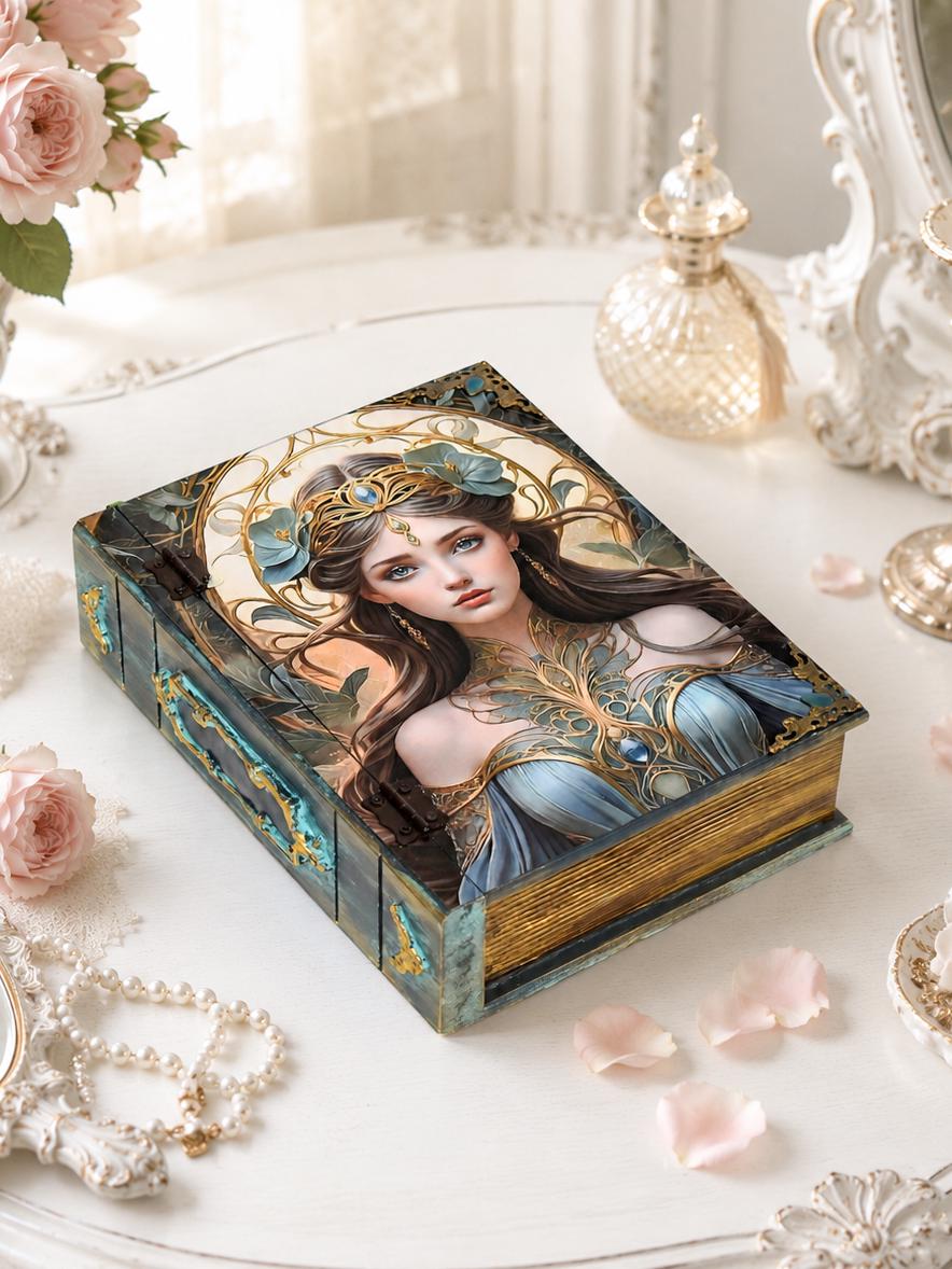 Vintage Book Jewelry Box - Etsy