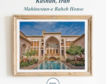 Iran Photo, Isfahan Poster, Persian Art, Iran Print, Kashan Old House Photo, Travel wall Art, Iran Art Print, Isfahan Wall Art