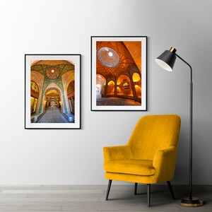 Set of 2 Persian architecture Photos of Sad Al Saltaneh Caravanserai in Qazvin, Iranian Photo Set, Iran Poster, Qazvin Photo, Iran Photo image 9