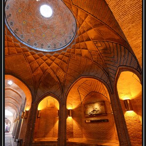 Set of 2 Persian architecture Photos of Sad Al Saltaneh Caravanserai in Qazvin, Iranian Photo Set, Iran Poster, Qazvin Photo, Iran Photo image 7