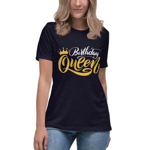 Birthday Queen&#39;s shirt, Birthday Girl Shirt, Birthday Shirt, Women Birthday Shirt, Happy birthday Shirt, Birthday Gift Shirt