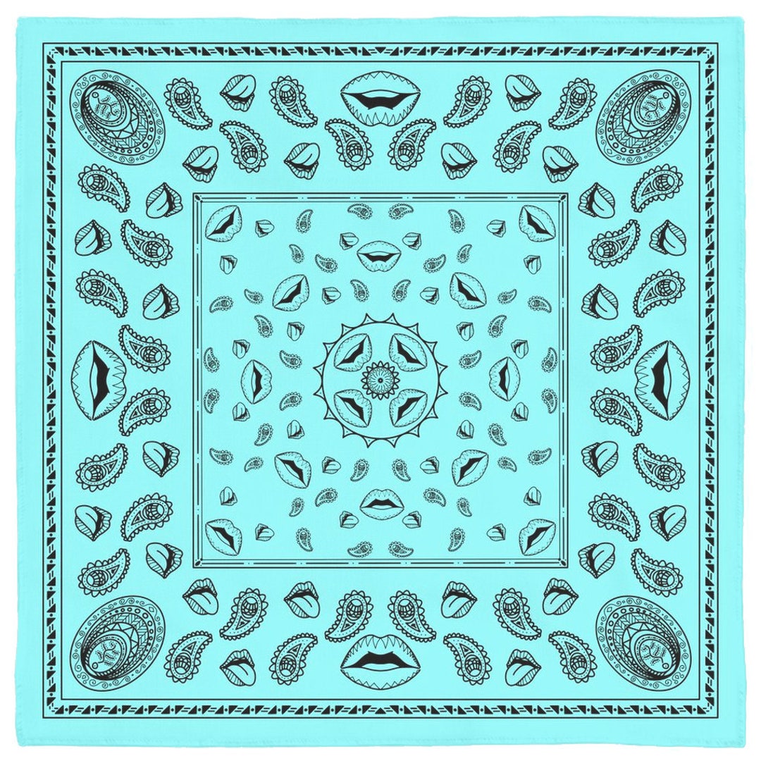 Mouth Stuff Hanky Code Bandana Etsy