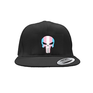 Parody Punisher Skull Trans Rights Hat