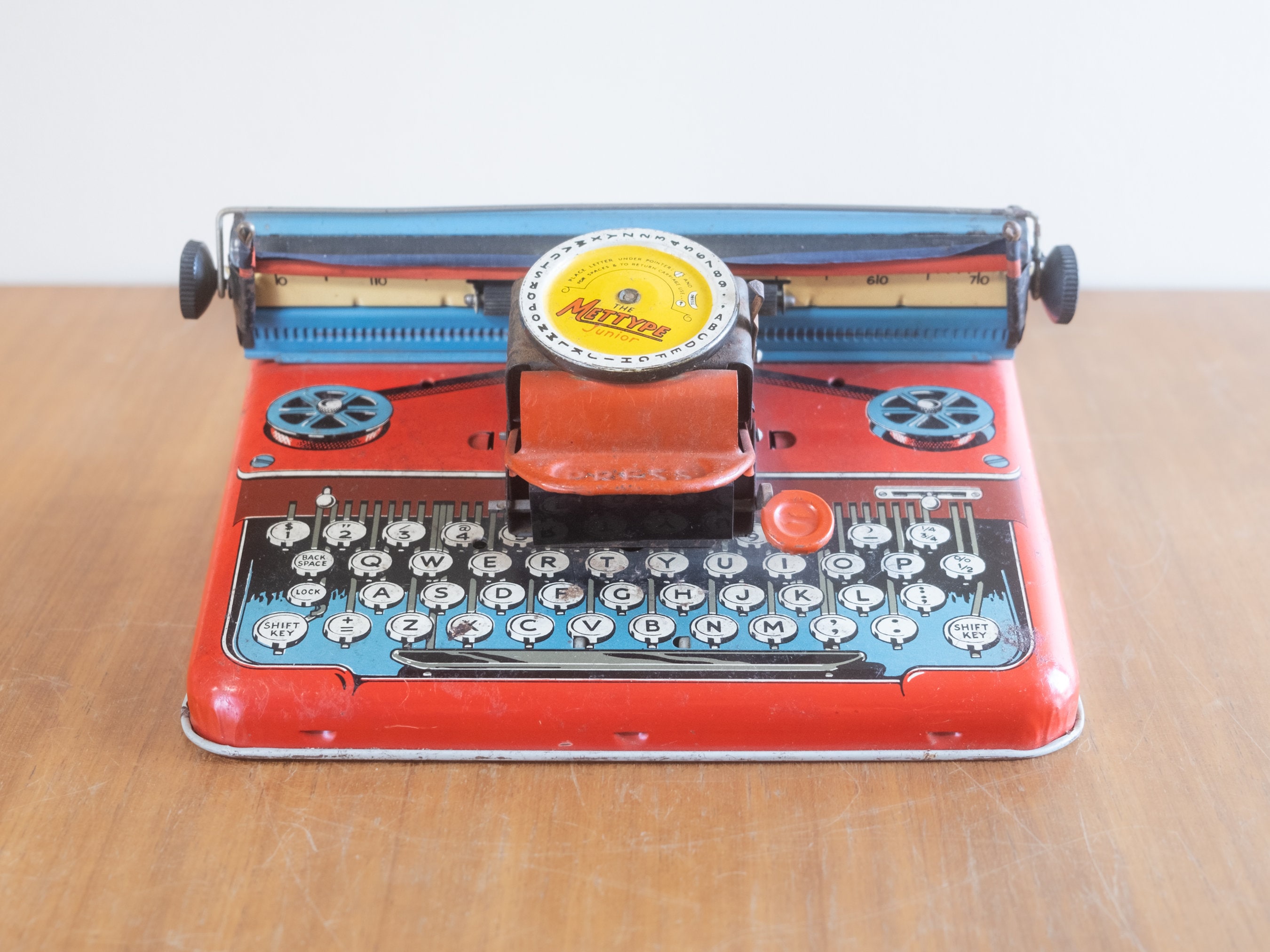 Blue Toy Typewriter 