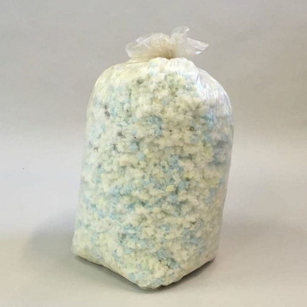 Shredded Memory Foam Fill For Bean Bags, Foam Sacks, Pillows, Poufs, Craft, Dolls, DIY Projects, Bean Bag Filling