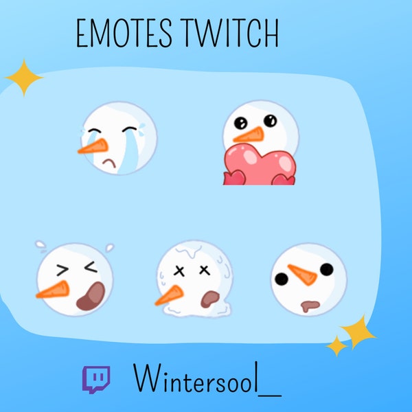 EMOTES TWITCH SNOWMAN