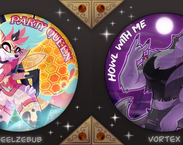 Beelzebub, Vortex - BIG BADGES / MAGNETS - Helluva Boss - Etsy