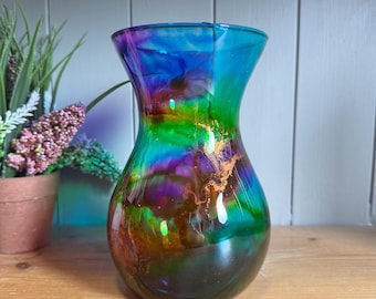 Farbige Glasvase - Melodie der Glasvase: Farbe und Charme