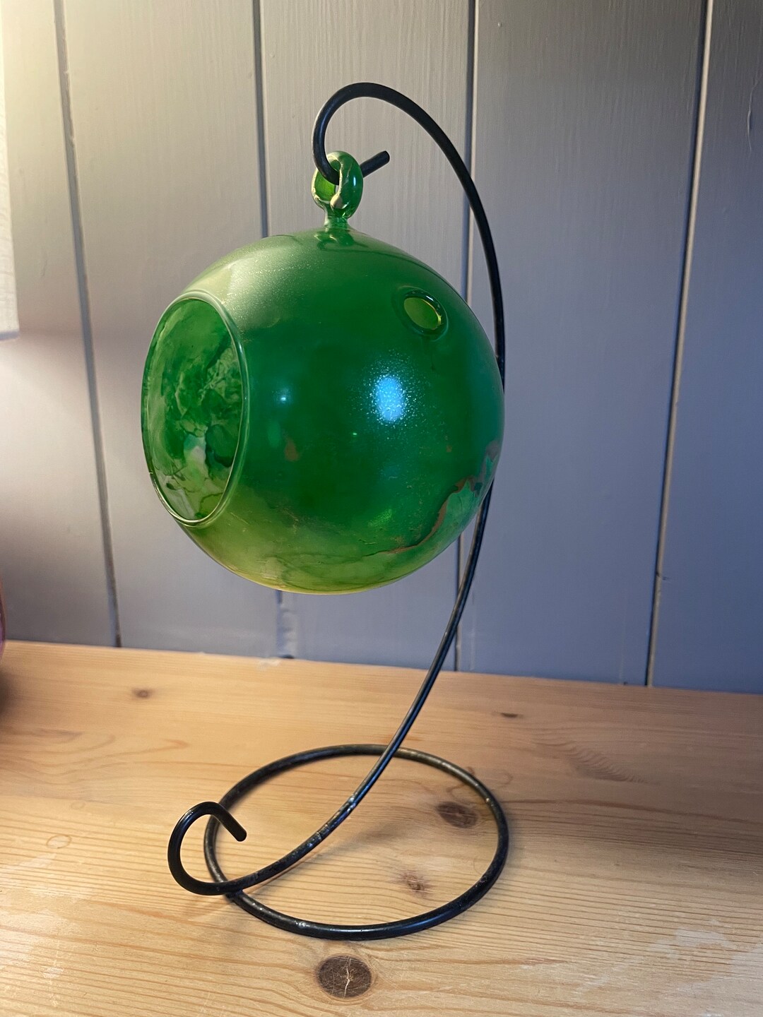 Hand Decorated Vented Hanging Tea Light Holder and Optional Etsy UK