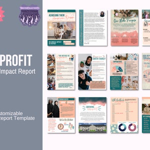 Nonprofit Annual Impact Report Template
