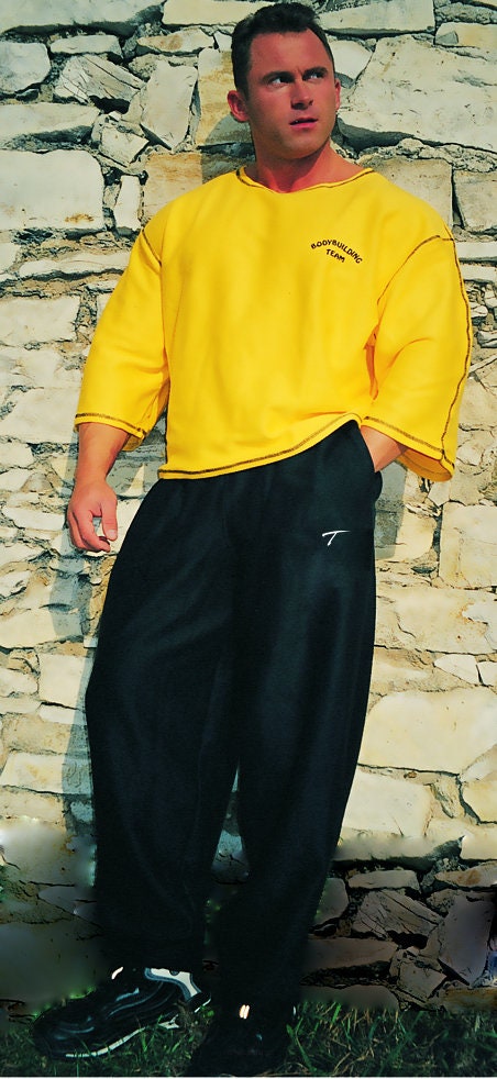 Men's Baggy Bodybuilding Workout Muscle Pants - Etsy