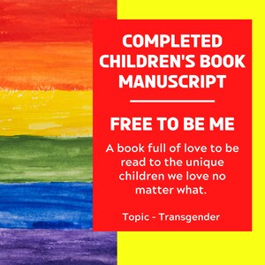 Manuscrito de libro infantil hecho para ti / Compre los derechos de autor de un libro de cuentos completo / Gratis para ser yo