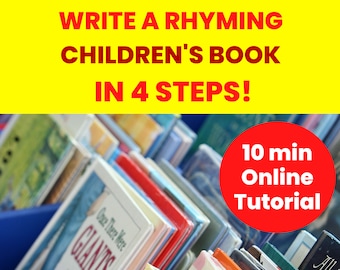 How to Write a Book | 4 Step Method | Fiction Children's Rhyming Book Edition | Book Publishing