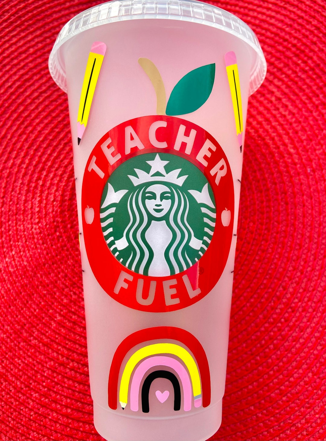 Starbucks Teacher Cup Teacher Appreciation Day Gifts for Etsy