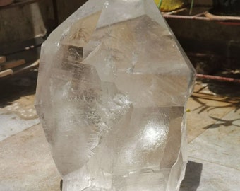 Himalayan Clear Quartz Crystal Natural Big Point 39kgs, Rare Big Clear Crystal, Big Crystal, Large Crystal, Huge Crystal