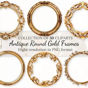 Gold Frames Rococo - Etsy