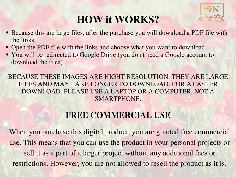 45 Watercolor Poppies Clipart Collection With Free Commercial License • Red Poppy Ilustrations • Blooming Watercolor Red Poppies image 6