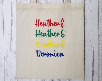 Heathers the Musical-inspired tote bag
