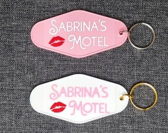 Sabrina's Motel keychain | vintage motel keyring