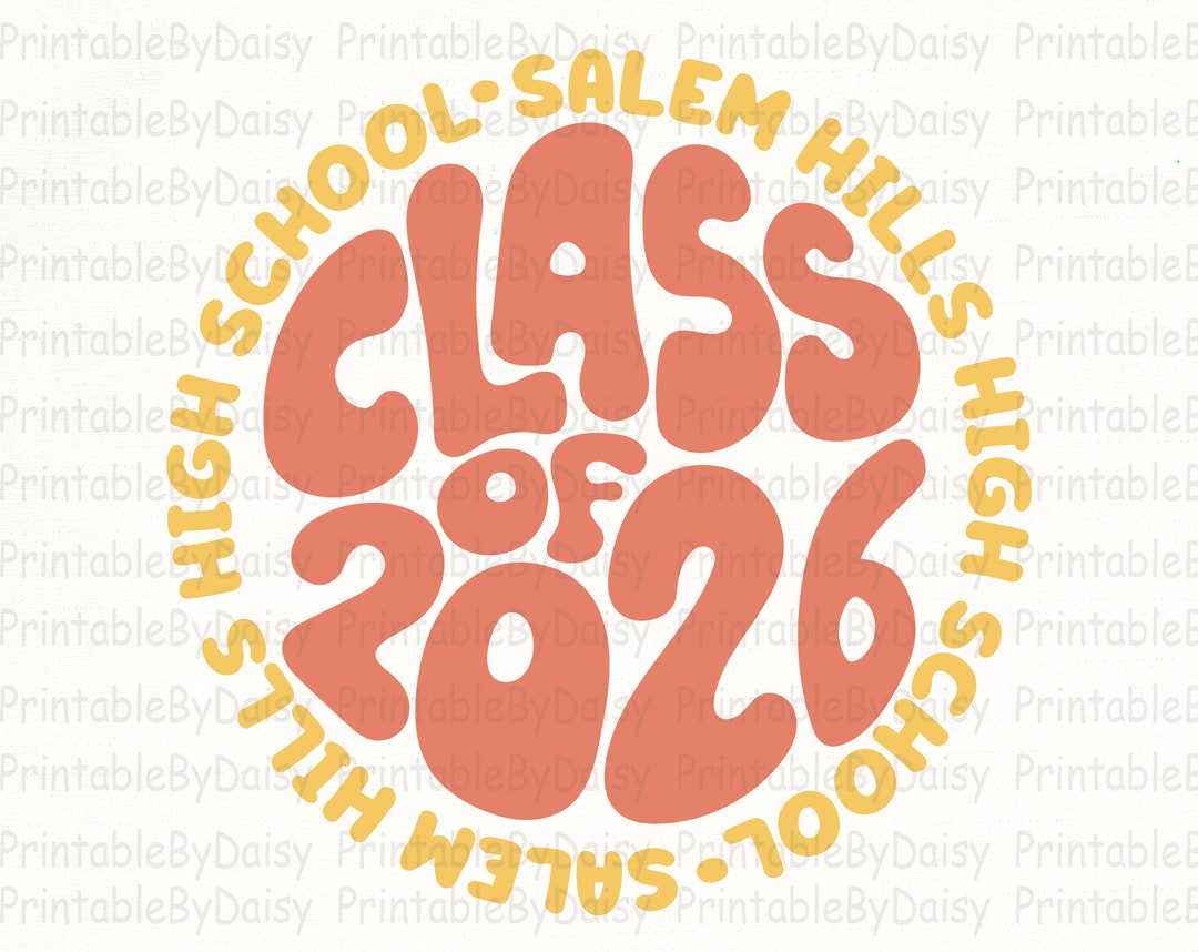 Class Of 2026 Svg Senior 2026 Svg Graduation Svg Senior Etsy