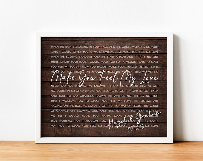 Wedding Song Lyric Art Anniversary Gift for Husband Wife Custom Song Lyrics Wall Art Personalized Gift for Couple Mother's Day Poster Canvas