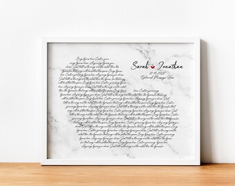 Unser erster Tanz Druck auf Leinwand, Hochzeitsgeschenk, Jubiläumsgeschenk, Hochzeitserinnerung auf bedruckter Leinwand