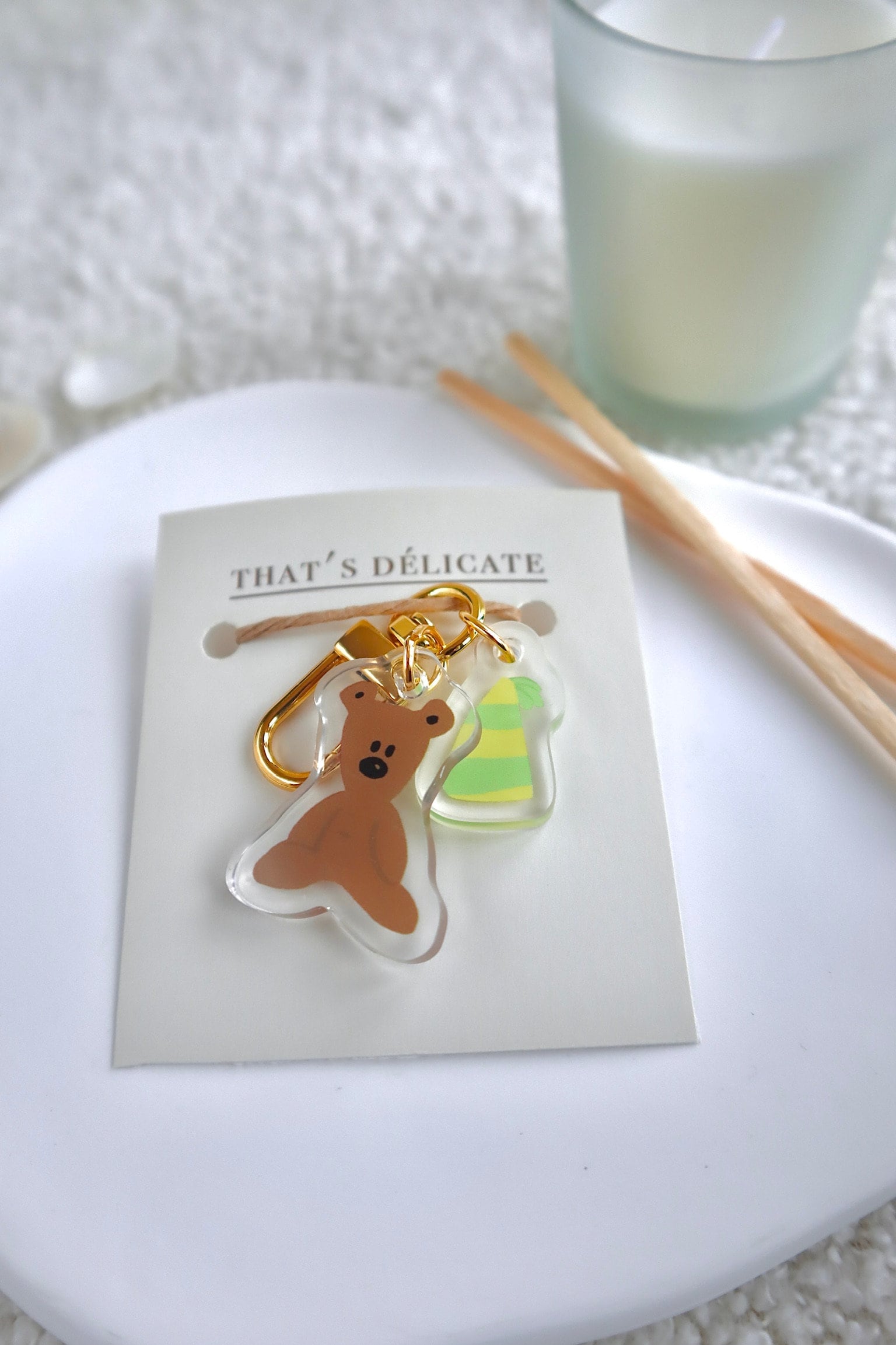 Mr. Bean Teddy Theme Keychain Couple Keychains Mr. Bean Etsy