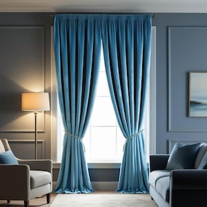 Velvet Curtains, Custom Curtain Panels, Blackout Curtains, Living Room, Curtain Panels, Curtains, Bedroom Curtains, Dining Room