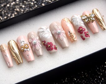 Presse florale 3D : clous de cercueil japonais Dreamy Garden