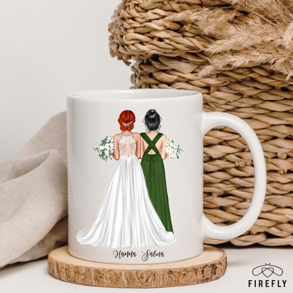 Custom Maid Of Honor Mug, Maid Of Honor Proposal Mug, Maid Of Honor Gift, Matron Of Honor Gift, Custom Bridal Party Gift, Best Friend Gifts