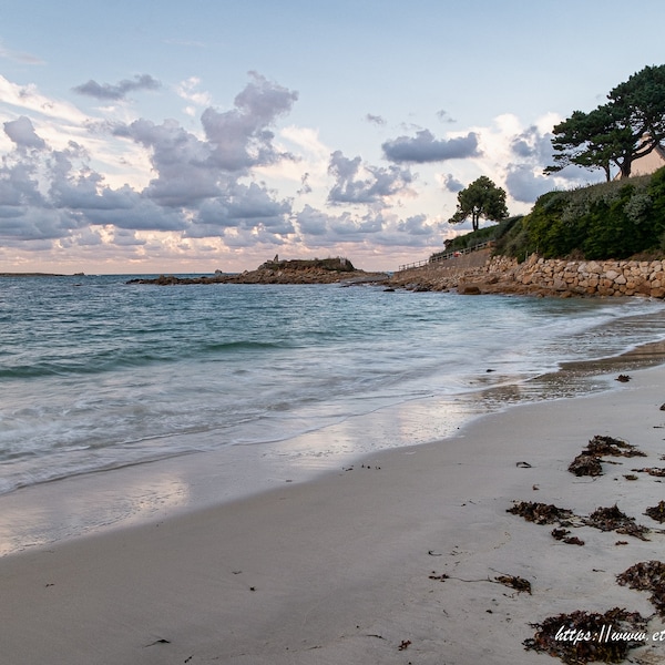 Photographie de la plage de Keriec,bretagne