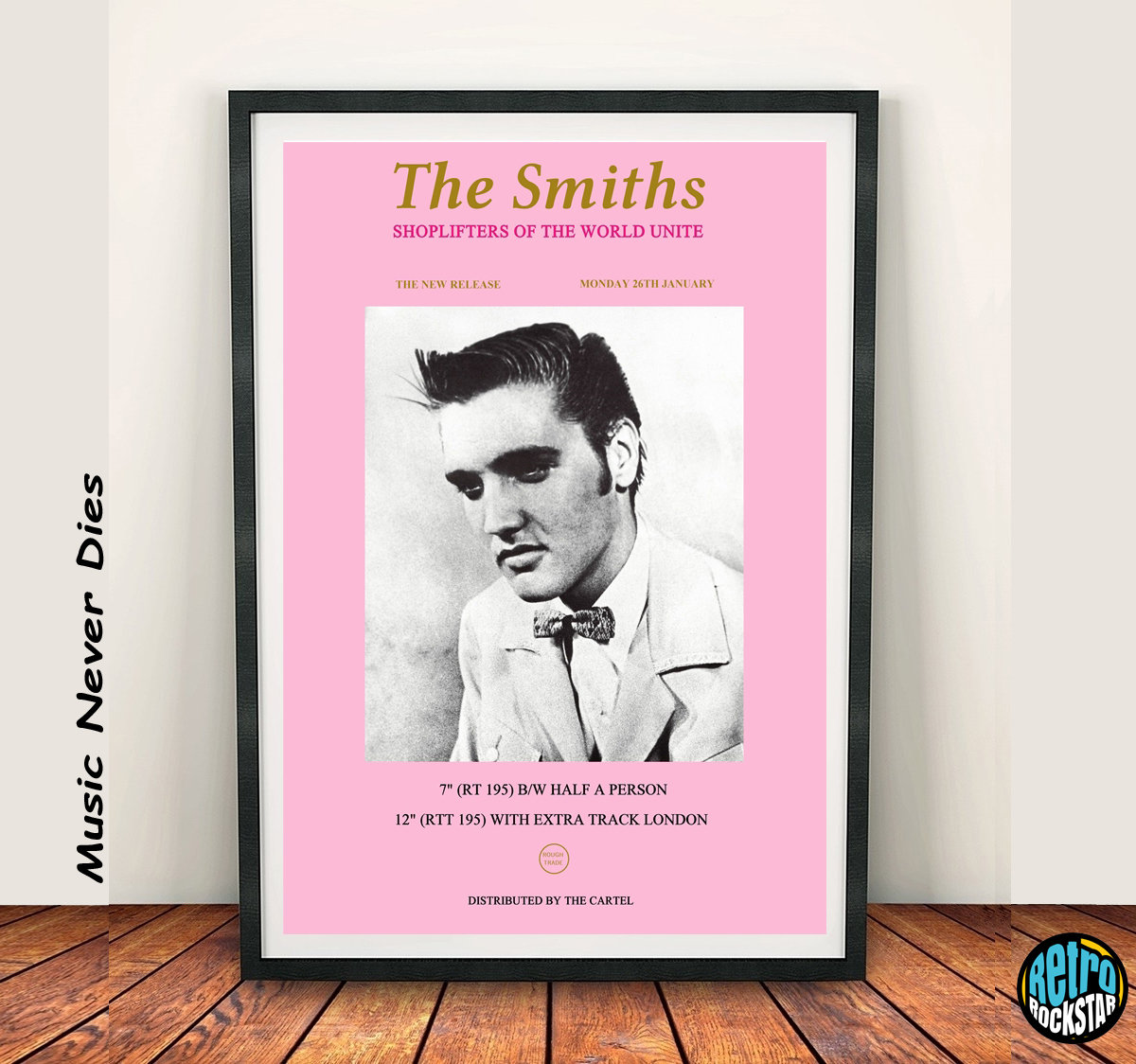 Discover The Smiths shoplifters of the world unite poster Morrissey poster