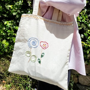 Bolso flores - Etsy