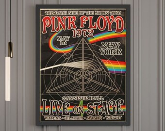 Pink Floyd Canvas Poster - Etsy