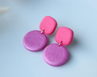 Polymer Clay Ohrringe, Geschenke für Sie, handgemacht,