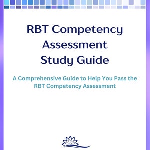 Registered Behavior Technician (RBT) Competency Assessment Study Guide