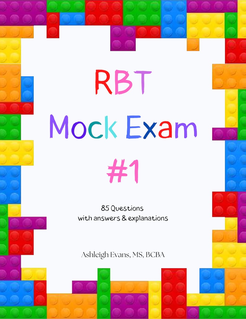 RBT Mock Examination ABA Mock Exam Etsy